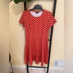 Coral summer dress